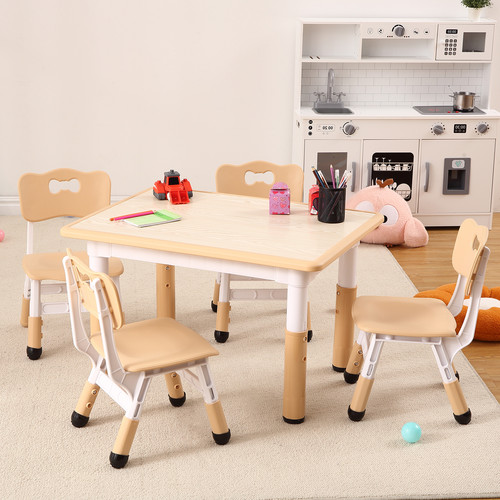 Kids table and chair set - 4,